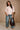 Alaina Light Pink Short Sleeve Sweater- full body view