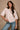 Alaina Light Pink Short Sleeve Sweater- front view
