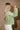 Polly Green Striped Button Up Cardigan - side view