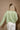Polly Green Striped Button Up Cardigan - back view