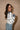 Eryn White & Navy Stripe Collared Sweater - side