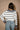 Eryn White & Navy Stripe Collared Sweater -back