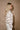Steph Taupe & White Striped Sweater - side view