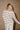 Steph Taupe & White Striped Sweater - back view
