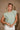 Camella Mint Green Sleeveless Sweater - close front