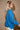 Kali Blue Ribbed Knit Sweater - side