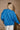 Kali Blue Ribbed Knit Sweater - back