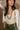 Esmeralda Green Scarf Cross Necklace- front view