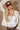 Melina Beige Scarf & Shell Necklace - front view on model
