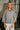 Stella Grey Short Sleeve Knit Sweater- front view