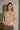 Reagan Taupe & Cream Button-Up Cardigan- close up frontal top view