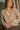 Reagan Taupe & Cream Button-Up Cardigan- top view