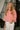 Daniela Coral Cable Knit Sweater- front view