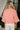 Daniela Coral Cable Knit Sweater- back view