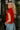 Angela Red Sleeveless Knit Sweater- side view