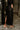 Alora Black Sequin Midi Skirt- close up side view
