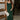 Vera Hunter Green Midi Dress- full body view