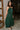 Vera Hunter Green Midi Dress- frontal side view