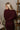 Raelyn Plum Purple Knit Sweater- back view