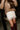 Gianna Ivory Faux Leather & Lace Skirt- front view