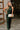 Faith Hunter Green Satin Maxi Dress- full body view