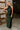 Faith Hunter Green Satin Maxi Dress- top view