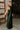 Faith Hunter Green Satin Maxi Dress- full side view