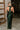 Faith Hunter Green Satin Maxi Dress- full back view