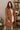 Stella Camel Brown Tie Waist Coat - full body view