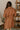 Stella Camel Brown Tie Waist Coat - back view