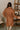 Stella Camel Brown Tie Waist Coat - full back view