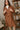 Stella Camel Brown Tie Waist Coat - close up front view