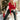 Destiny Red & Gold Bows Sweater- full body view