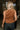 Shiloh Brown Corduroy Split Hem Vest - back view