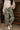 Kancan: Elise Camo Barrel Leg Jeans - lower front view