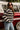 Millie Navy Multi Stripe Cardigan- side view