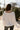 Lina White V-Neckline Sweater - back =view