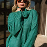 Lindy Green Turtleneck Sweater - close front view