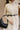 Laurel Cream Turtleneck Sweater Dress- close up front view