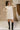 Laurel Cream Turtleneck Sweater Dress- full body front view