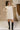 Laurel Cream Turtleneck Sweater Dress- full body front view