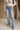 Alina Light Wash Denim Distressed Jeans- close up front view