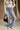 Alina Light Wash Denim Distressed Jeans- front view