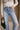 Alina Light Wash Denim Distressed Jeans- front top view