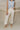 Mica: Dakota Cream Wide Crop Leg Jeans- front view