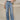 Judy Blue: Ariah Medium Wash Wide Leg Jeans- front view