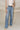 Judy Blue: Ariah Medium Wash Wide Leg Jeans- front close up view