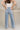 Genevieve Distressed Wide Leg Jeans - lower back view