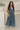 Noa Denim Pleated Tie Front Jumpsuit - full front