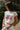 Callista Cream American Flag Knit Tank- frontal side view